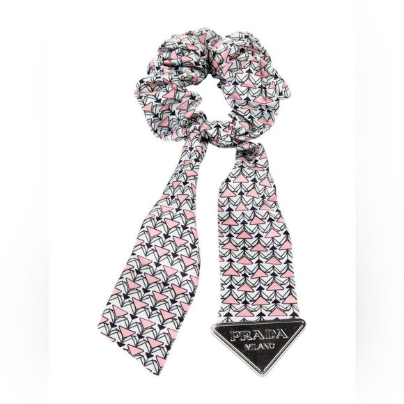 Prada NIB Dubai Catwalk Hair Scarf Scrunchie - Picture 1 of 4